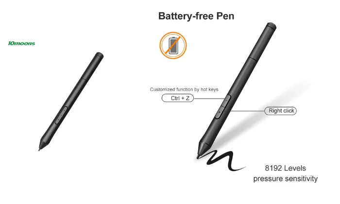 10moons Battery-free Stylus Pen