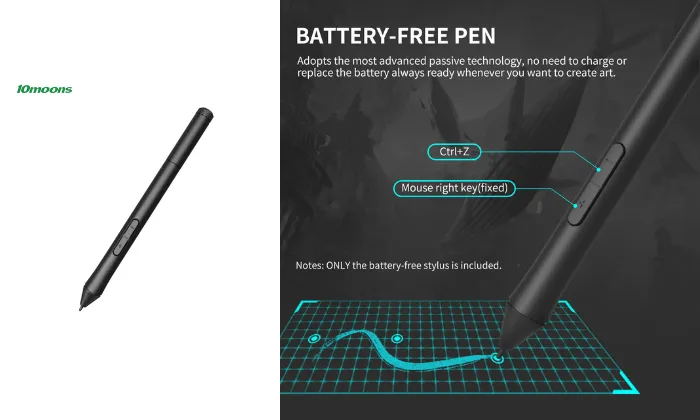 10moons Battery-free Stylus Pen