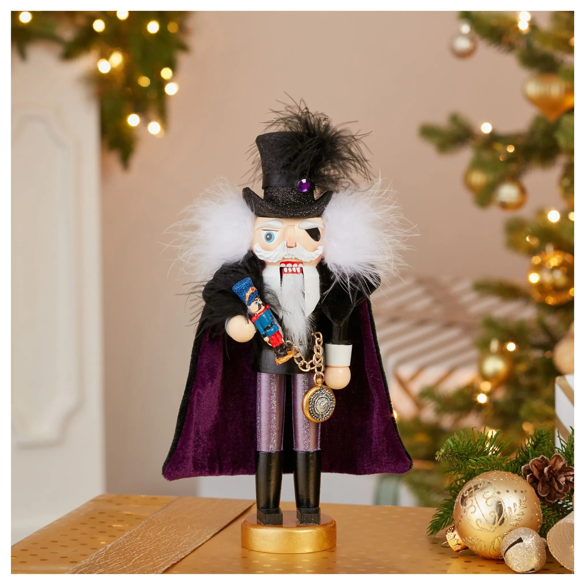 12" Hollywood Nutcrackers™ Drosselmeyer Nutcracker