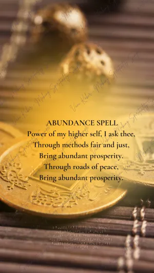 Abundance Spell