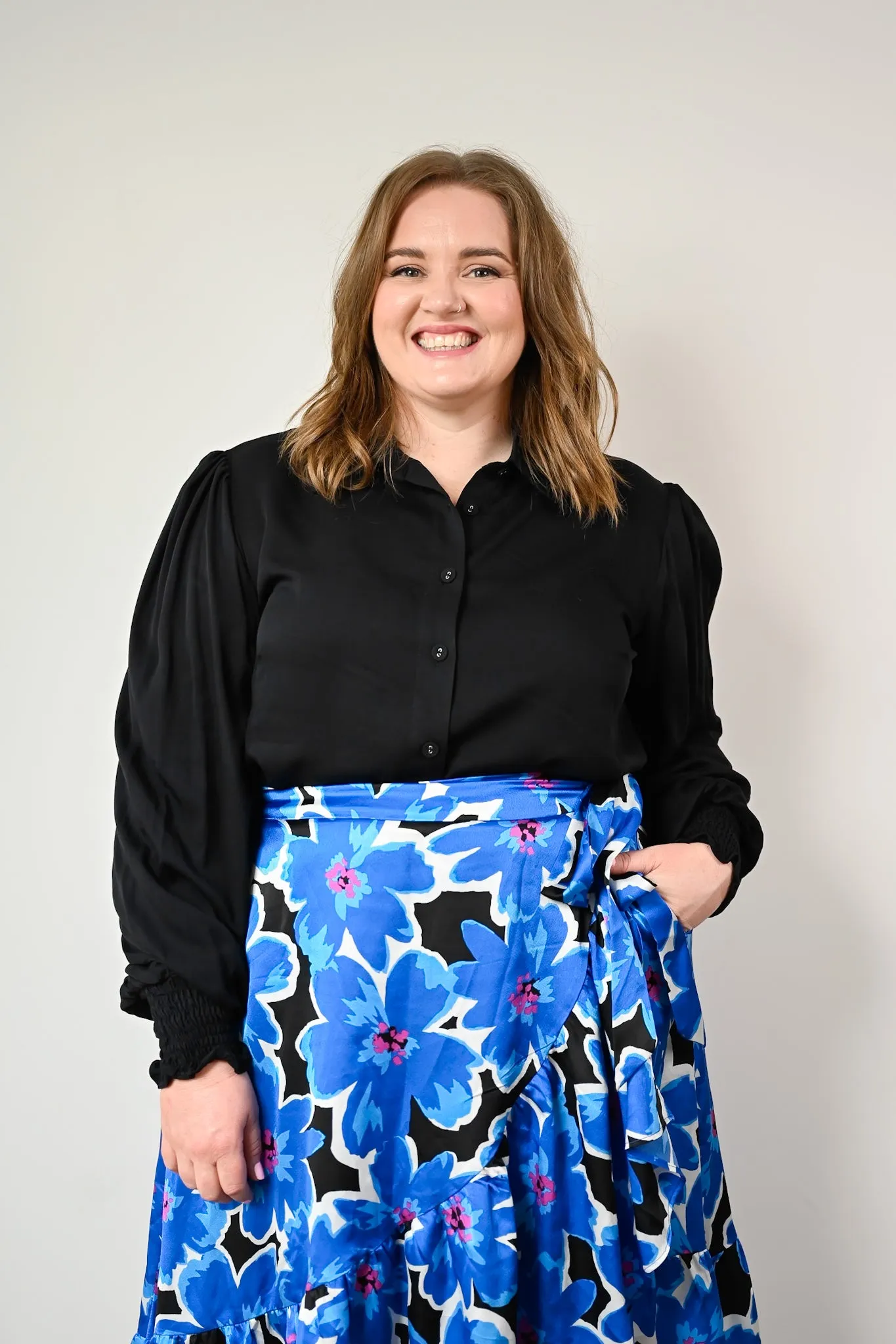 Amalia Skirt - Retro Blue