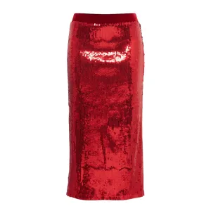 B Young Sienna Skirt Haute Red