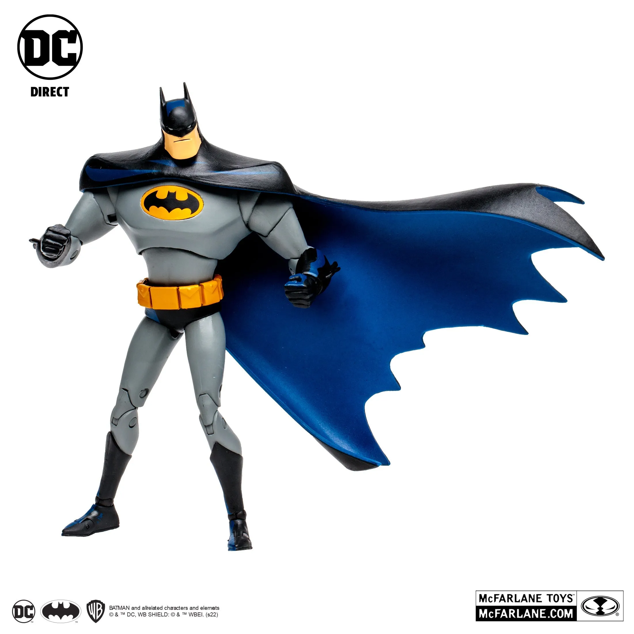 Batman the Animated Series 30th Anniversary NYCC Exclusive Gold Label Figure by McFarlane Toys  (Damaged Box)