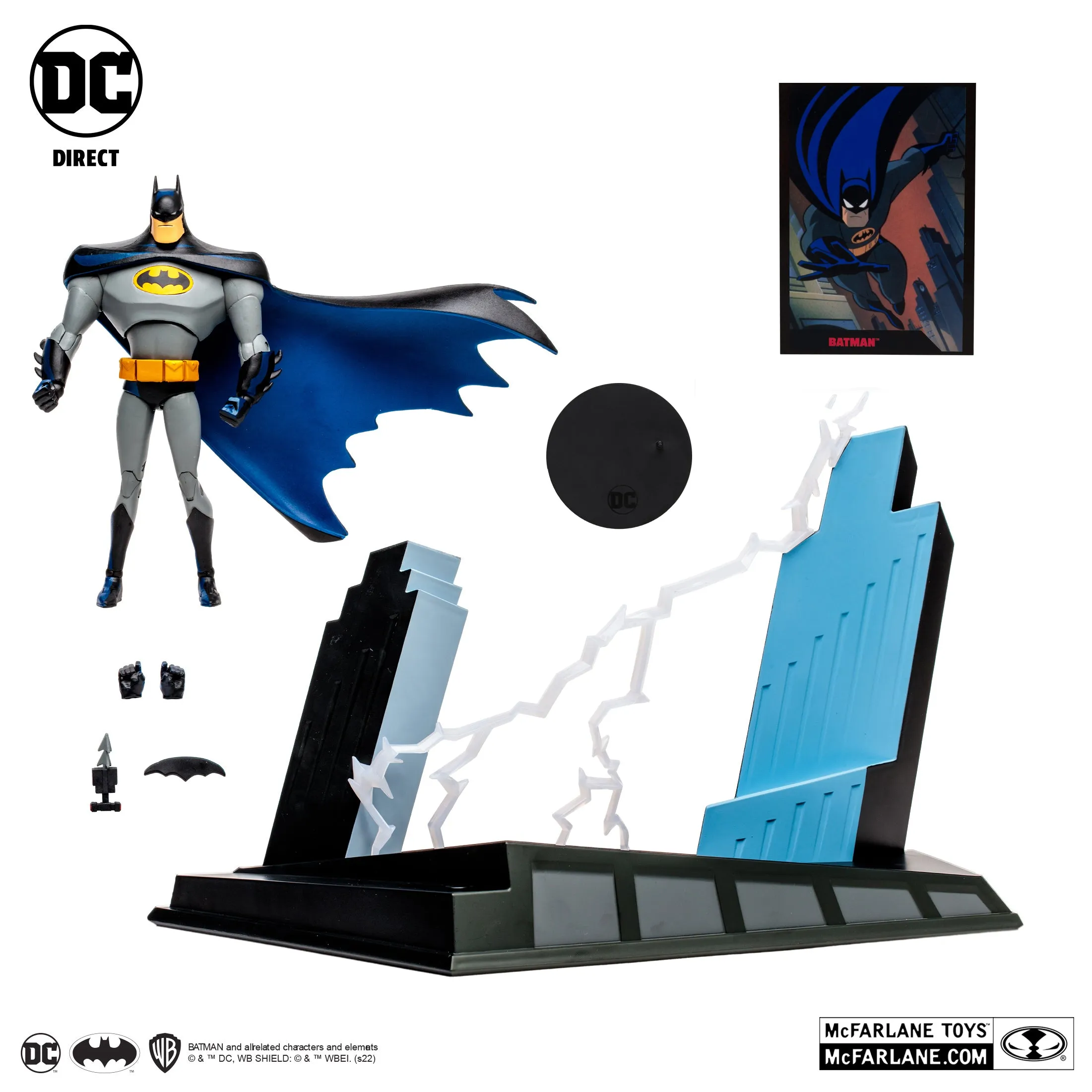 Batman the Animated Series 30th Anniversary NYCC Exclusive Gold Label Figure by McFarlane Toys