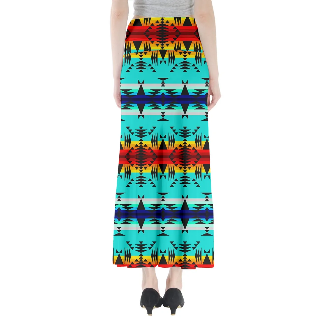 Between the Mountains Full Length Maxi Skirt