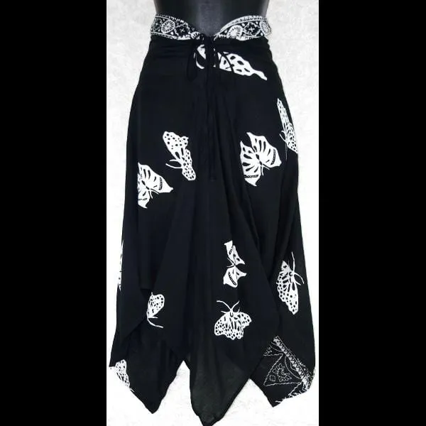 Black and White Convertible Top/Skirt