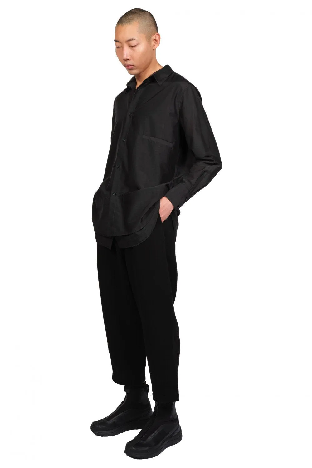 Black Wide Trousers