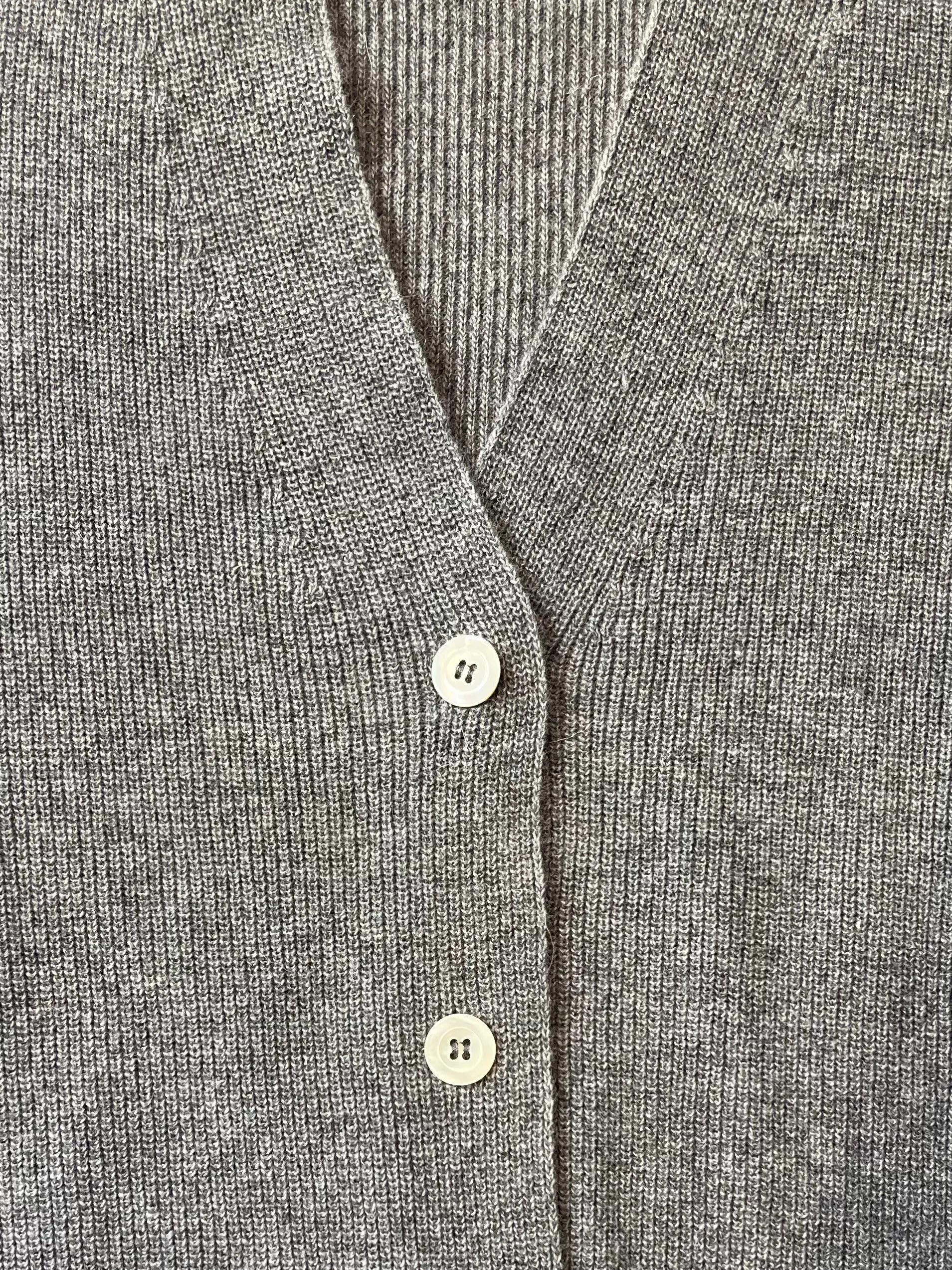 Cashmere Mix Fisherman’s Rib Cardigan