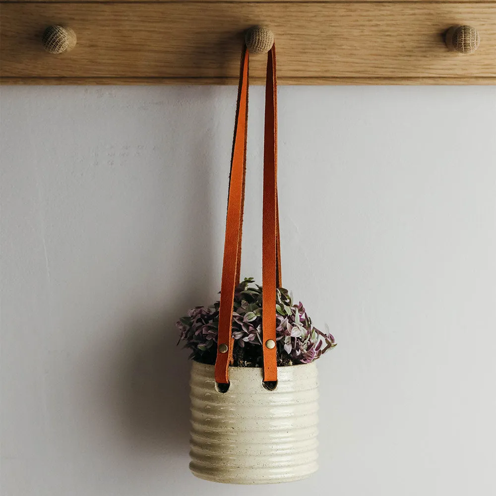 Ceramic Hanging Planter - Natural