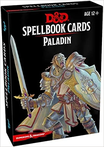 D&D Spellbook Cards: Paladin