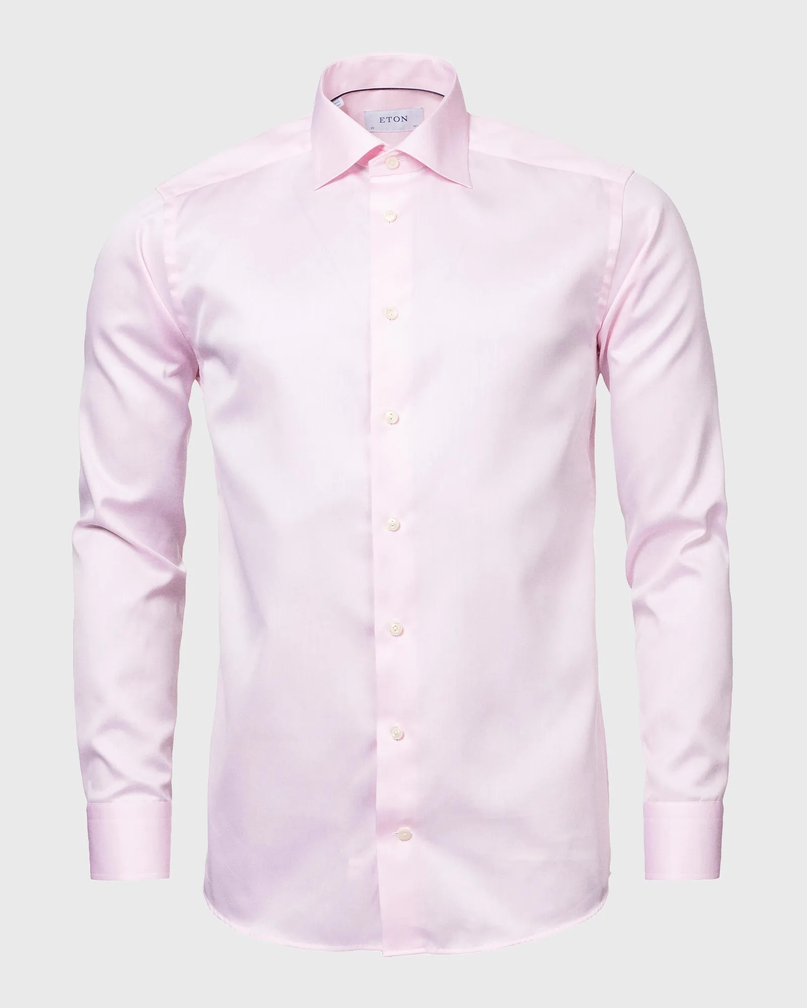 ETON 30007951180 PINK SIGNATURE TWILL SLIM SC SHIRT