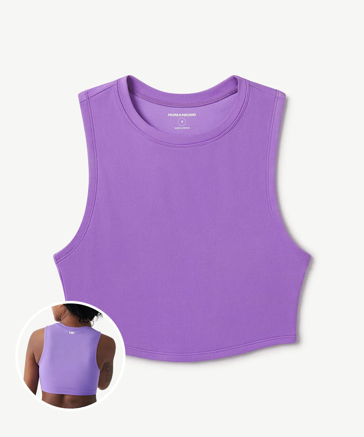 High Neck Swim Top