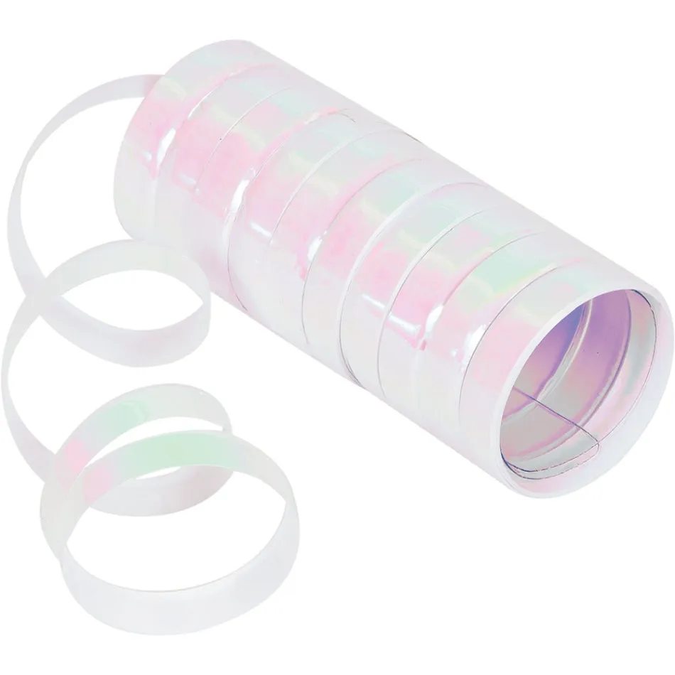 Iridescent Foil Serpentine Streamer Ribbon