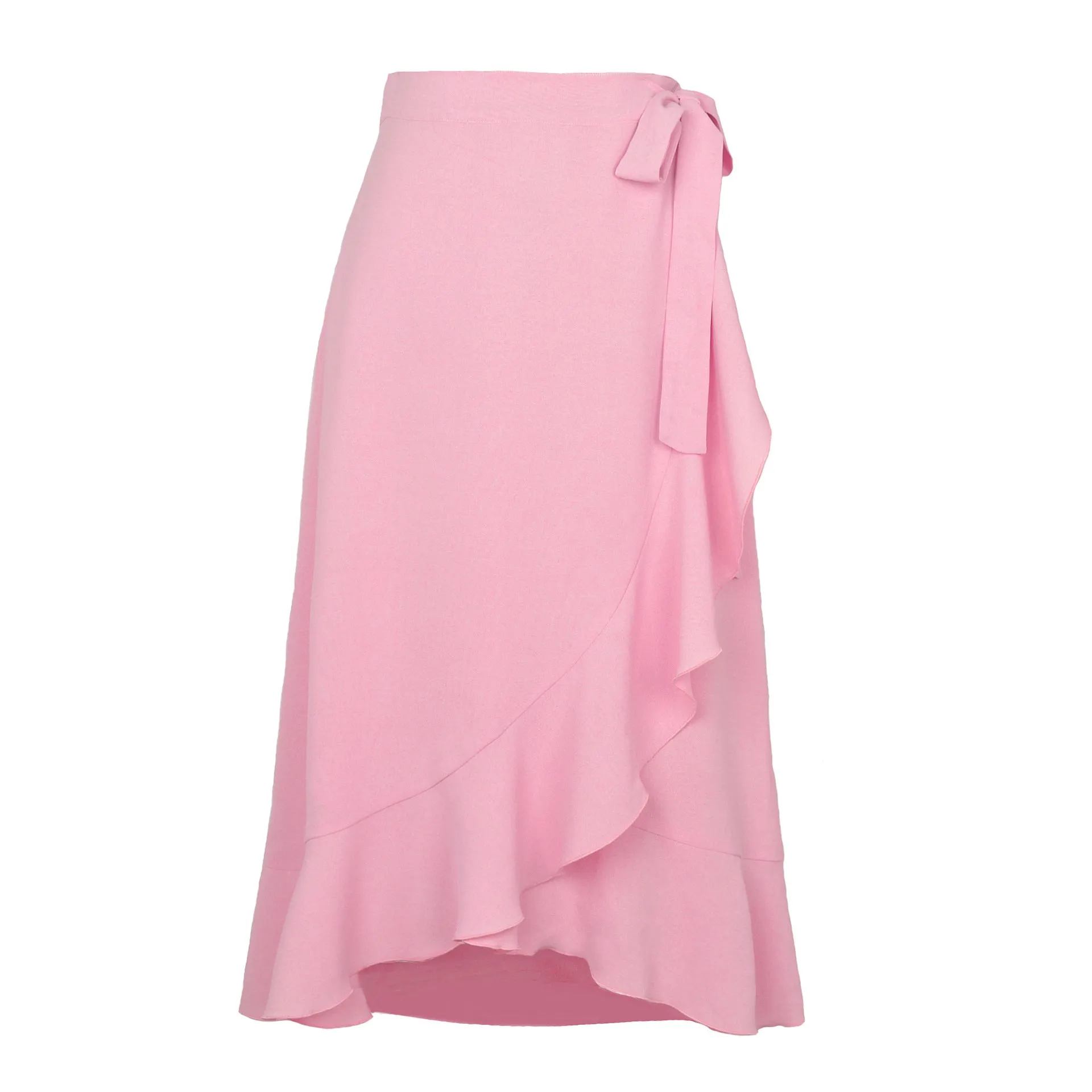 Irregular Solid color Skirt