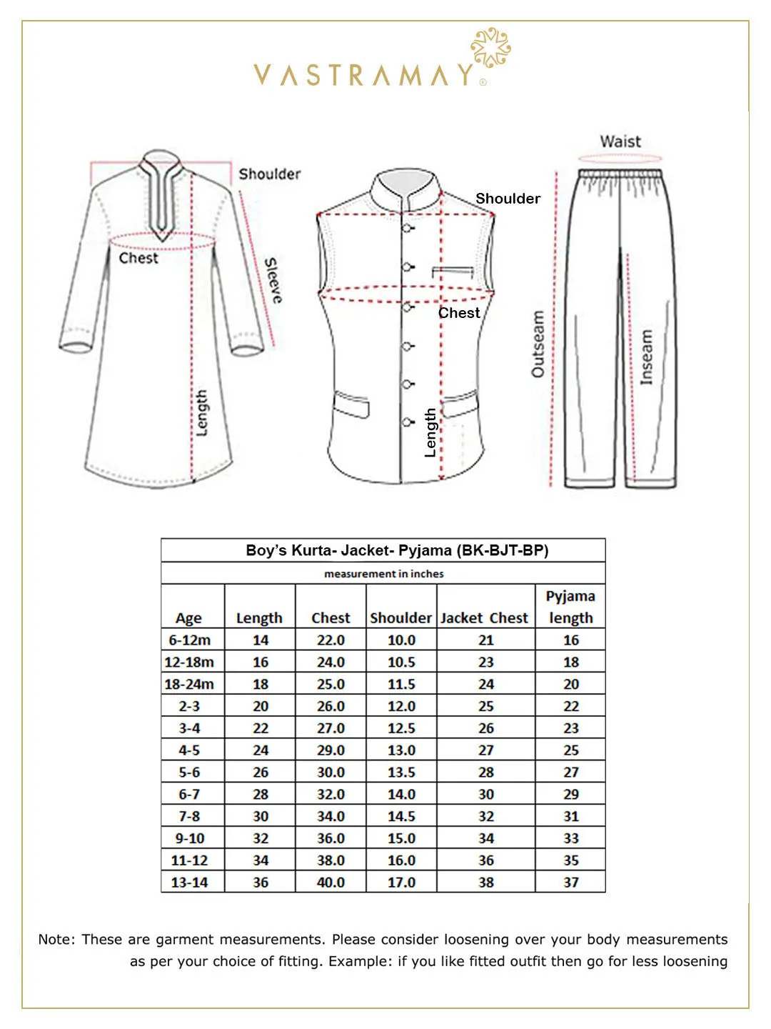 Jashvi Boy's Light Green Woven Jacket With Cream Kurta and Pyjama Set