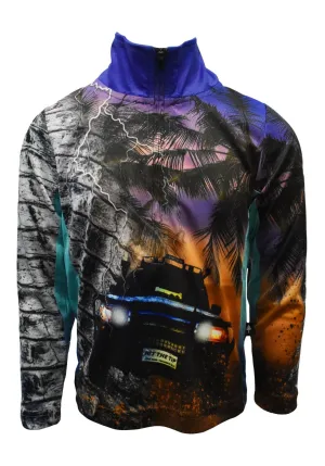 Kids Long Sleeve Fishing Shirt - Cape York, Hit The Tip