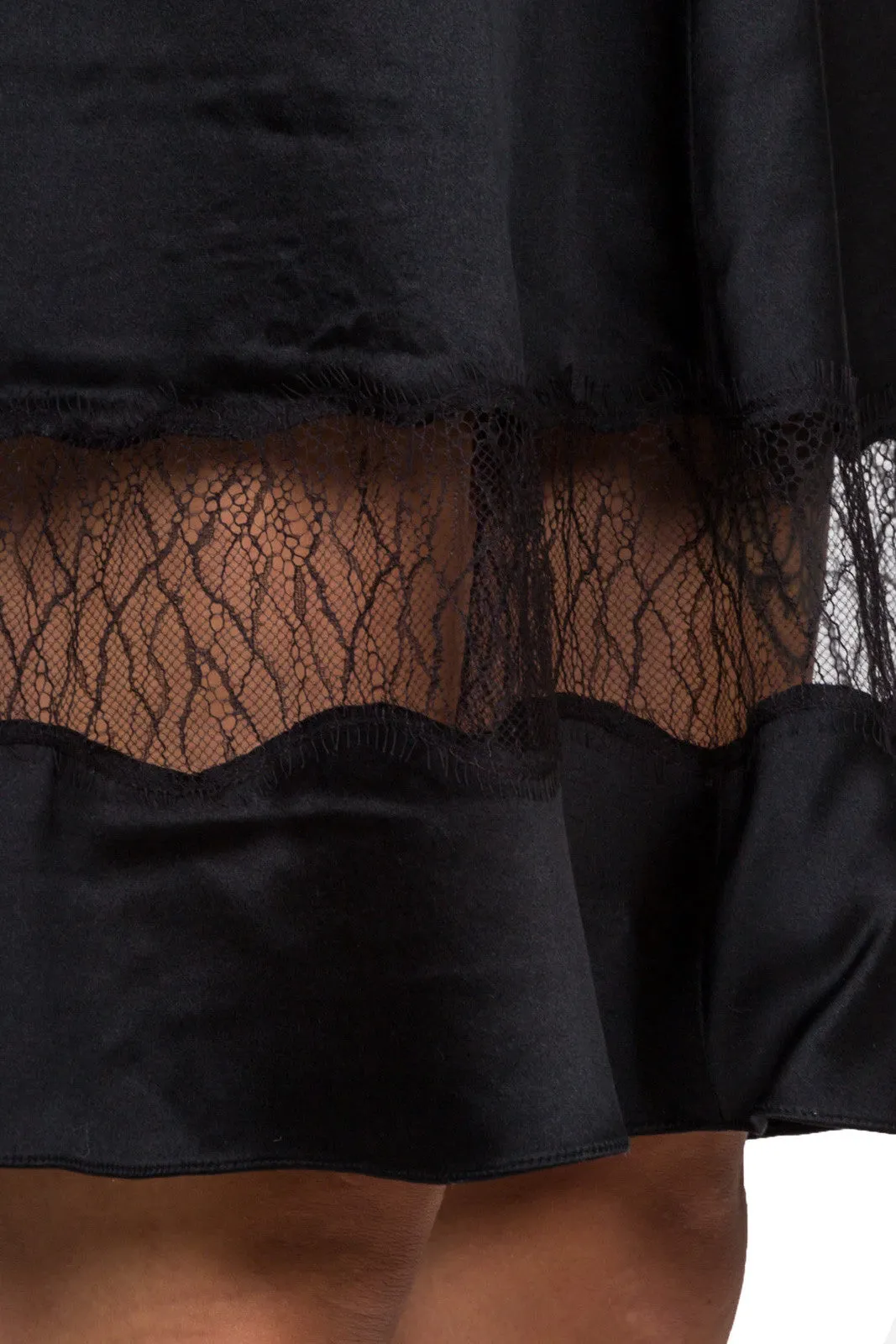 Lace Panel Skirt