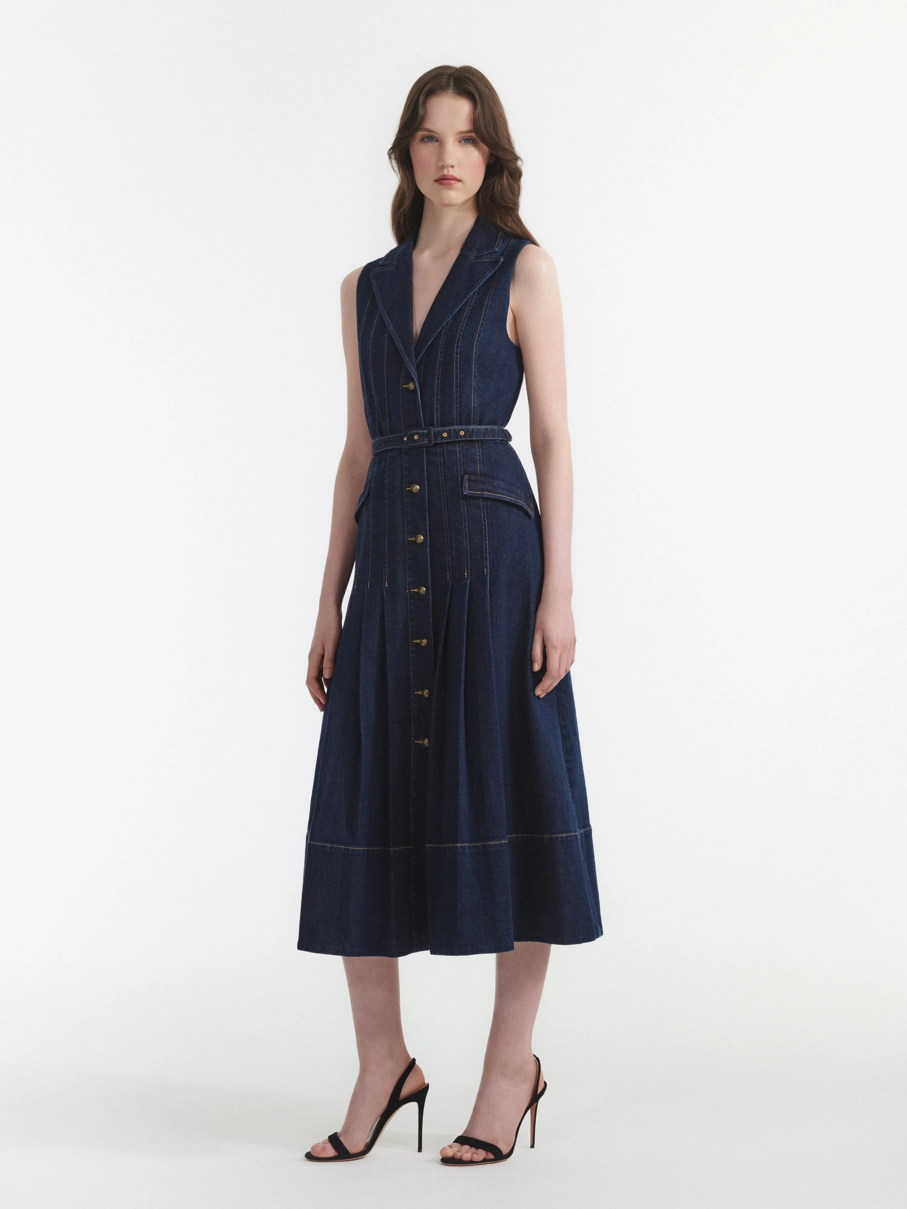 Livi Dress in Indigo