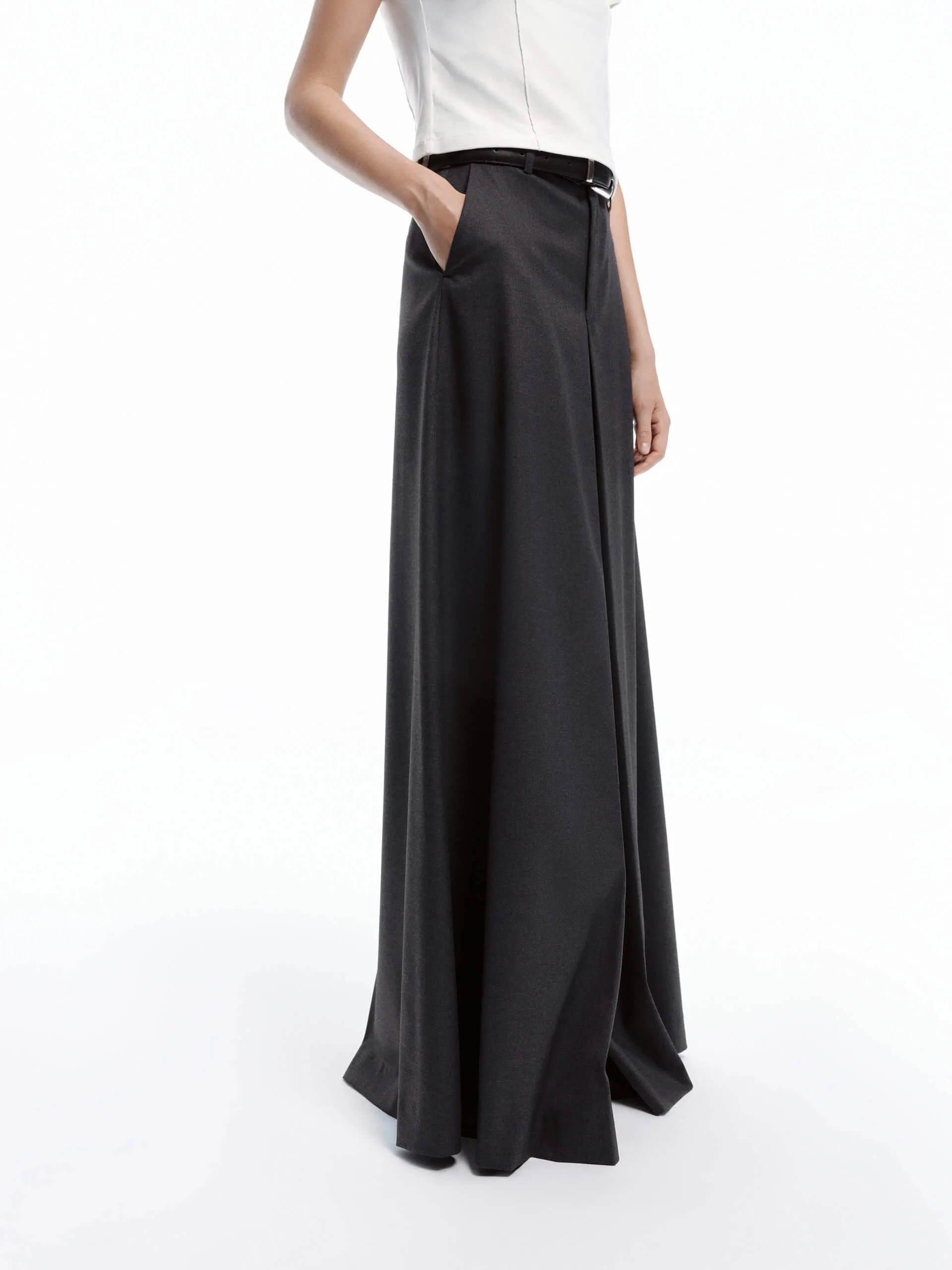 Low Waist Wide Leg Pants