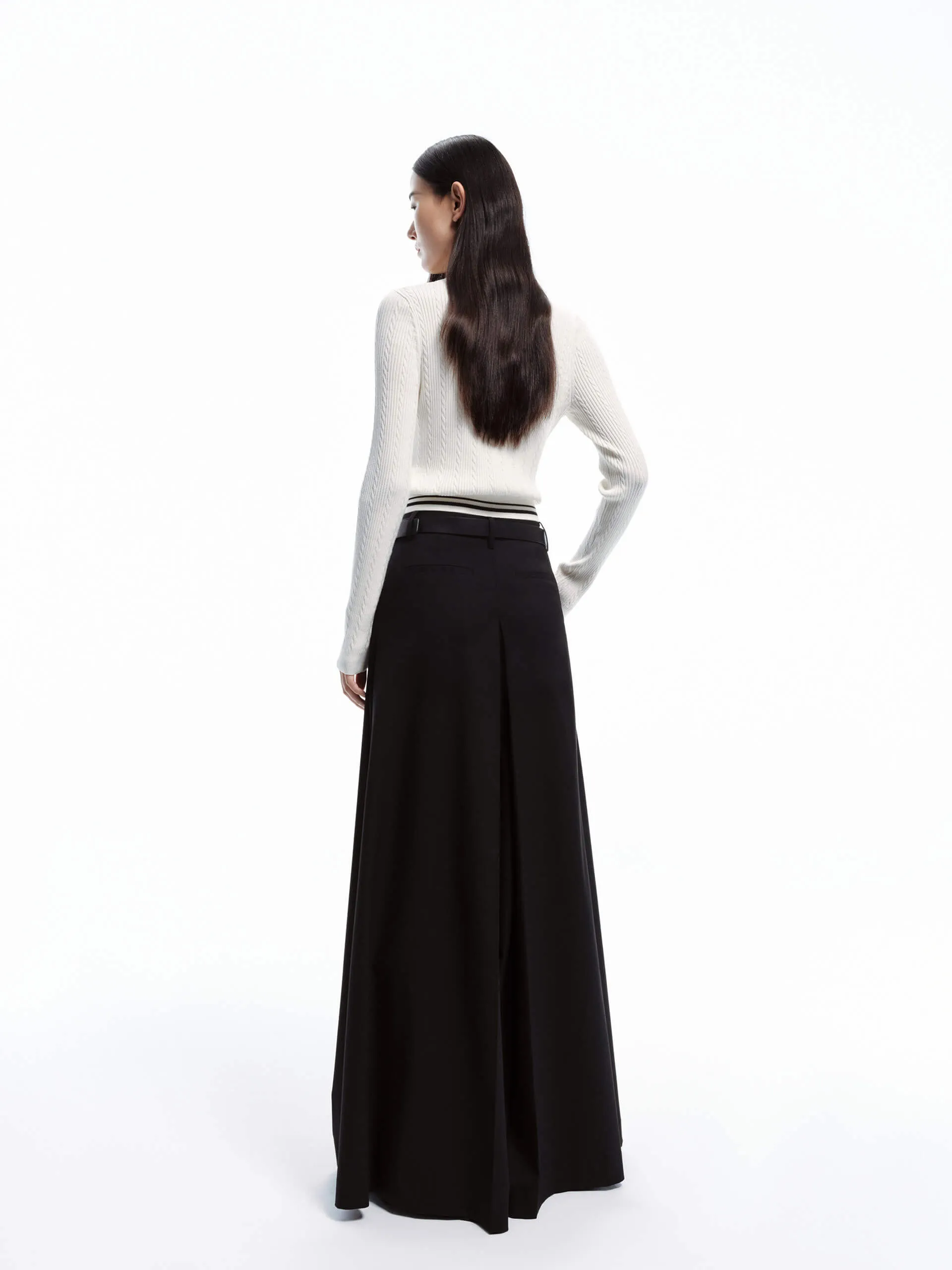 Low Waist Wide Leg Pants