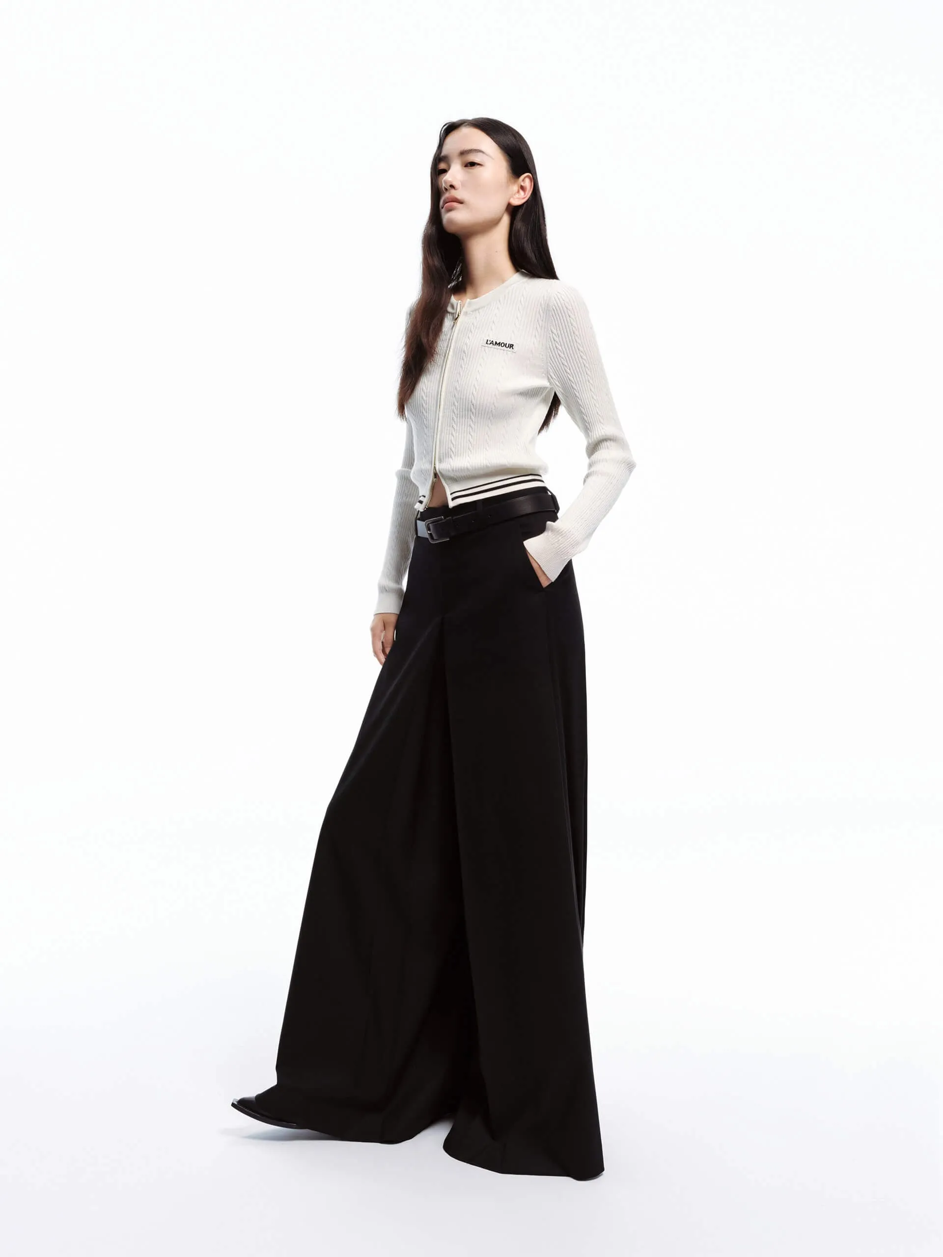 Low Waist Wide Leg Pants