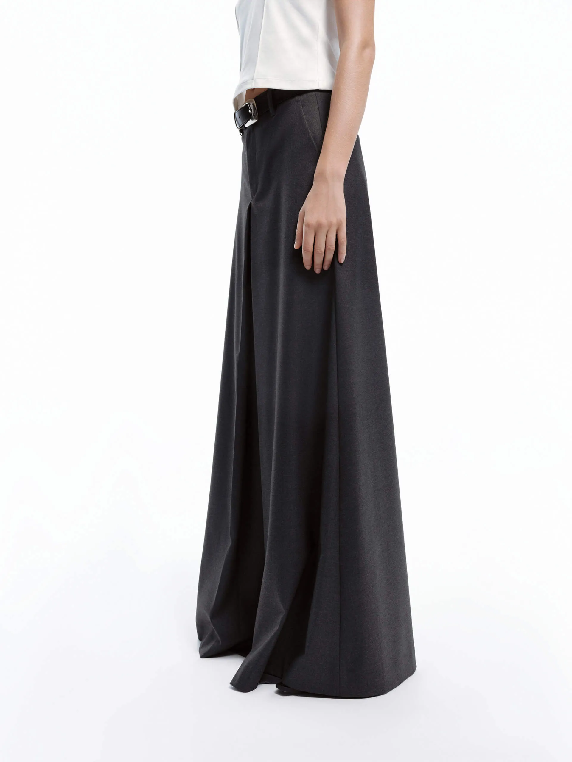 Low Waist Wide Leg Pants