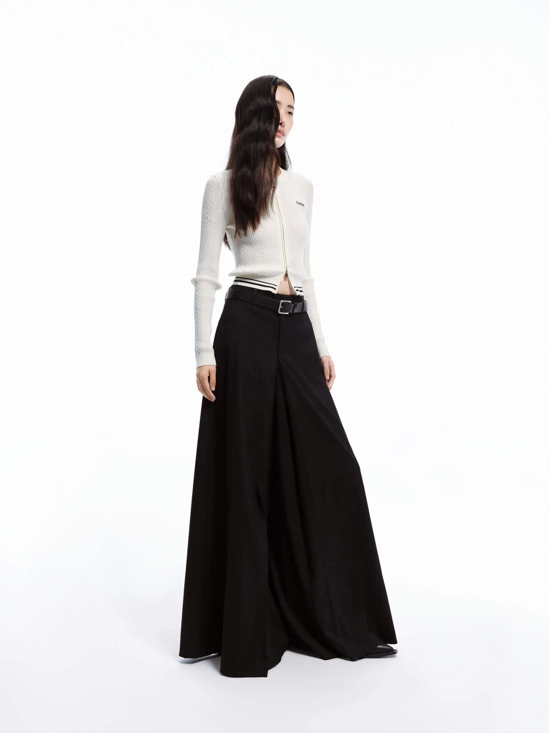 Low Waist Wide Leg Pants