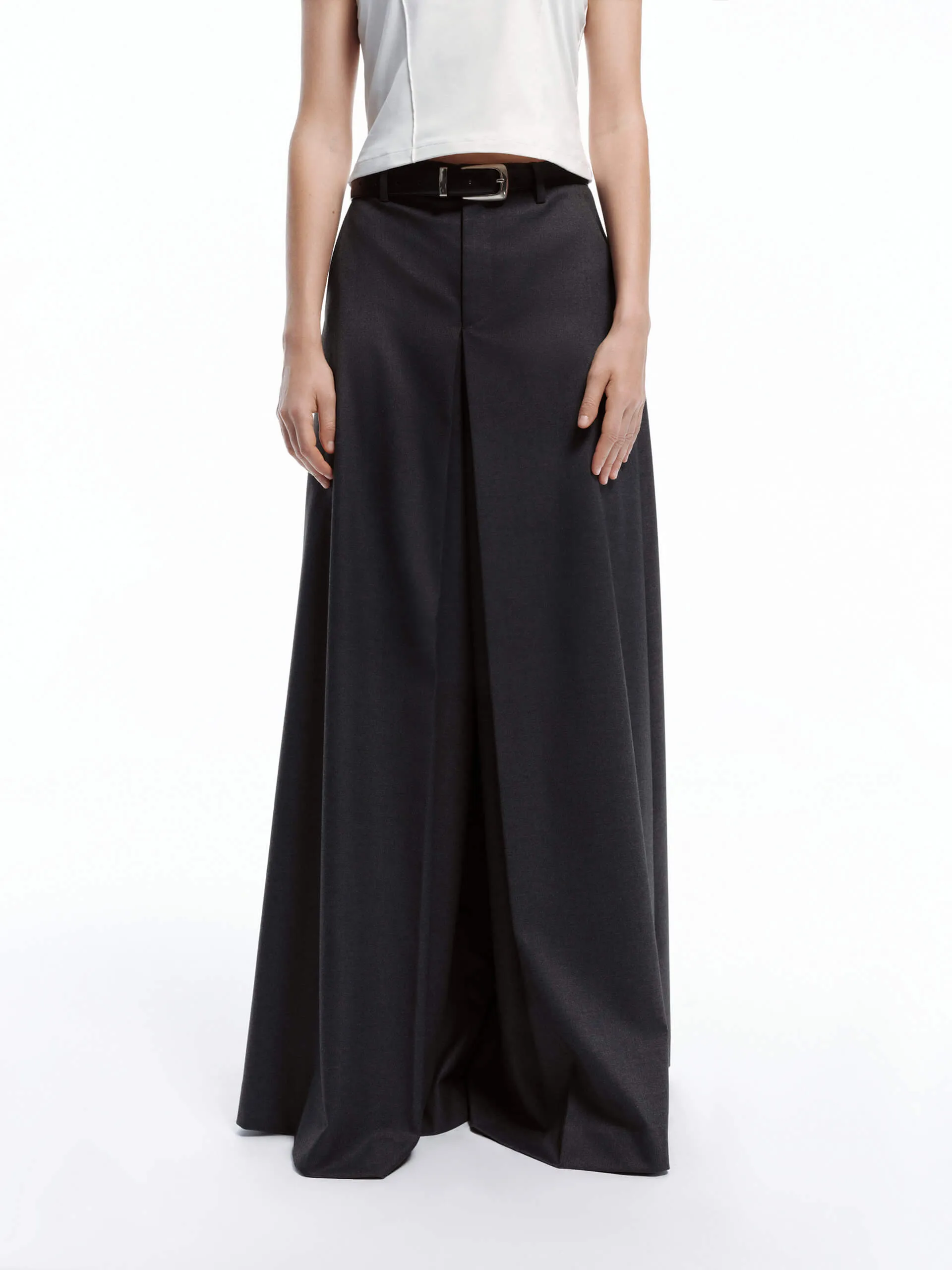 Low Waist Wide Leg Pants