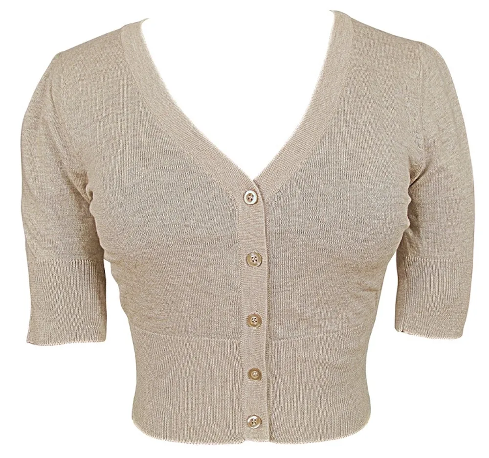 Maryanne Cropped Half Sleeve Cardigan in 6 Colors