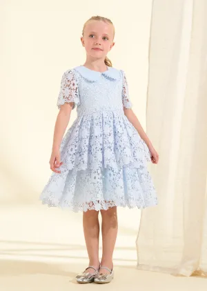 Mavea Cornflower Lace Dress