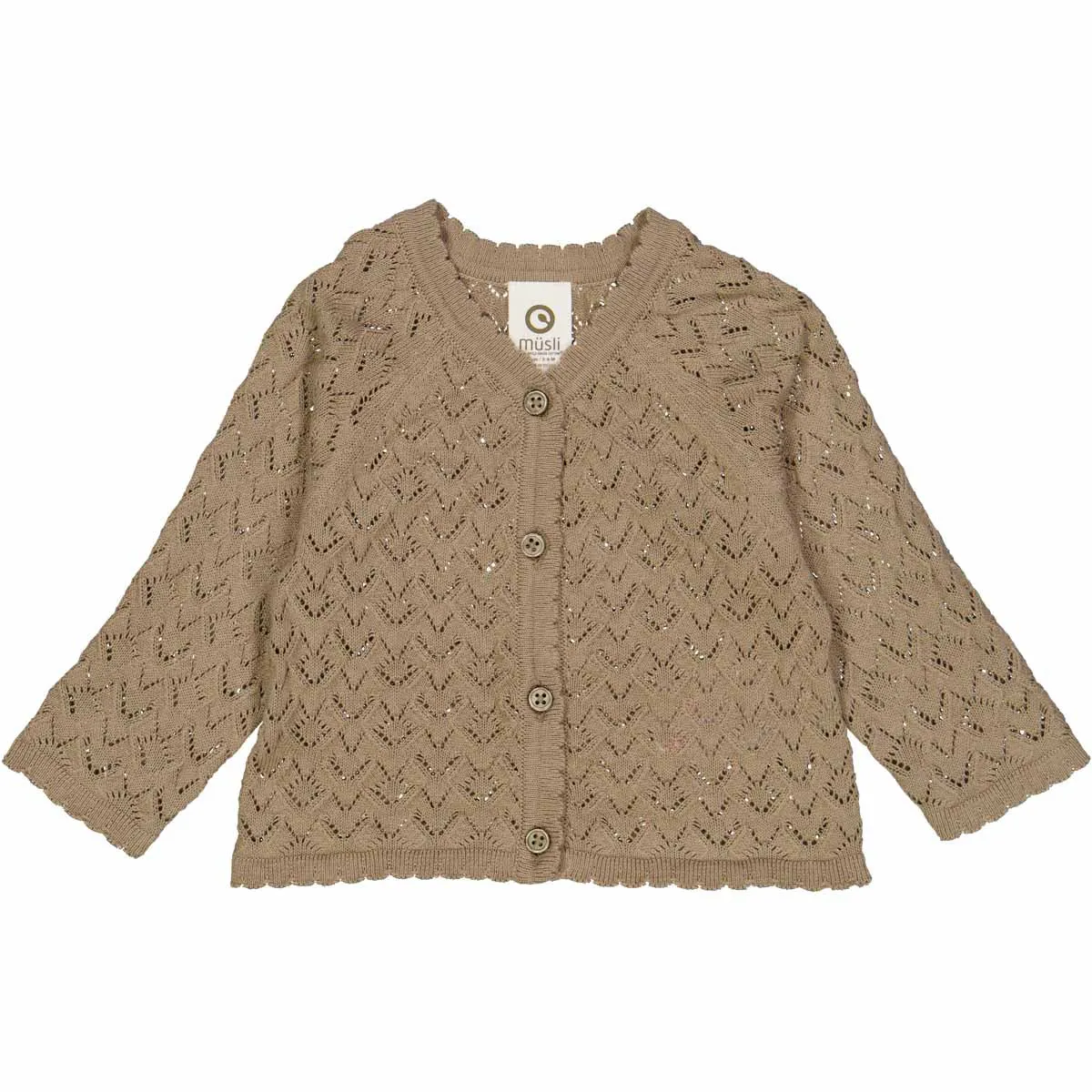 Musli - Organic Knit Cardigan - Cashew