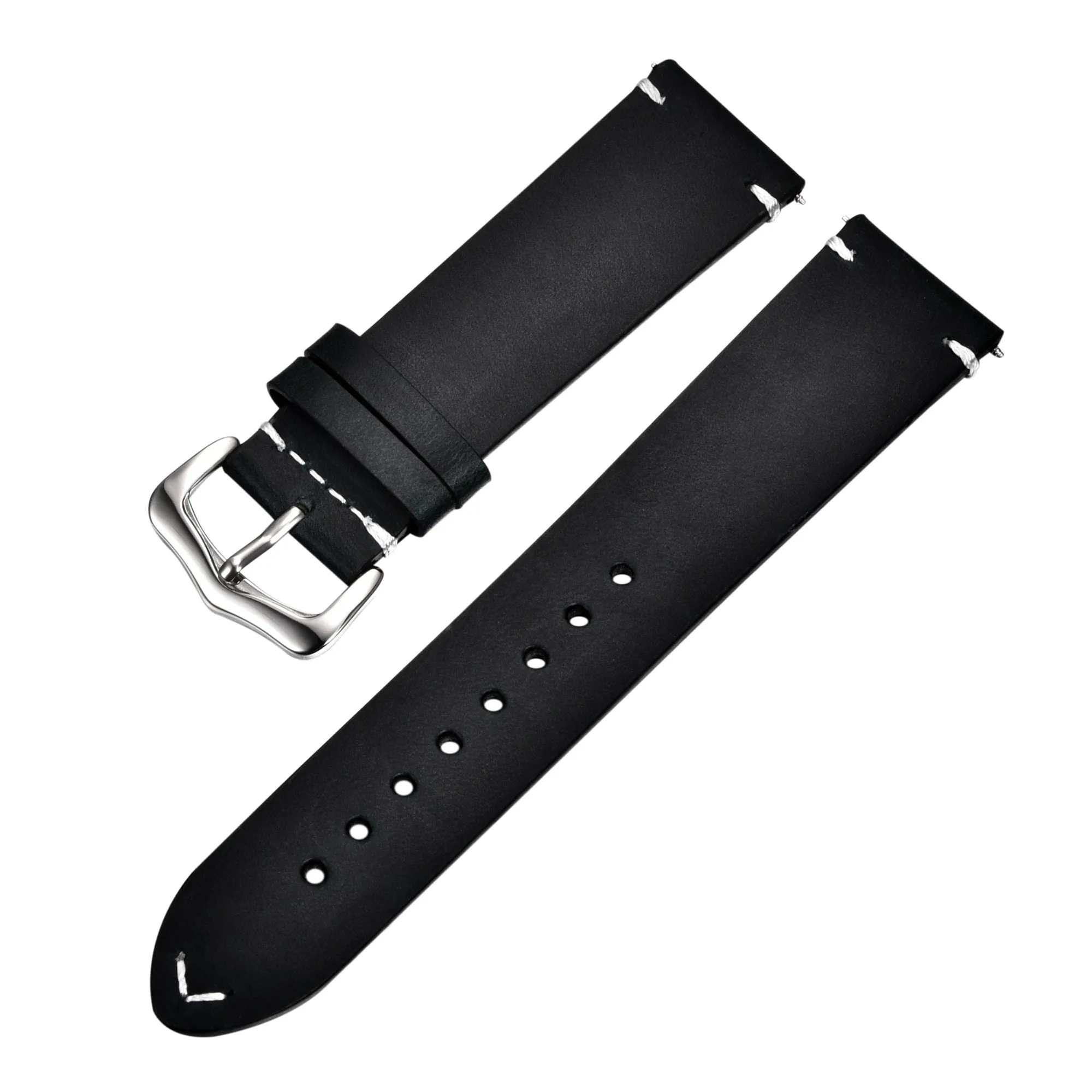 Romaine Oil Wax Cowhide Leather Watch Strap