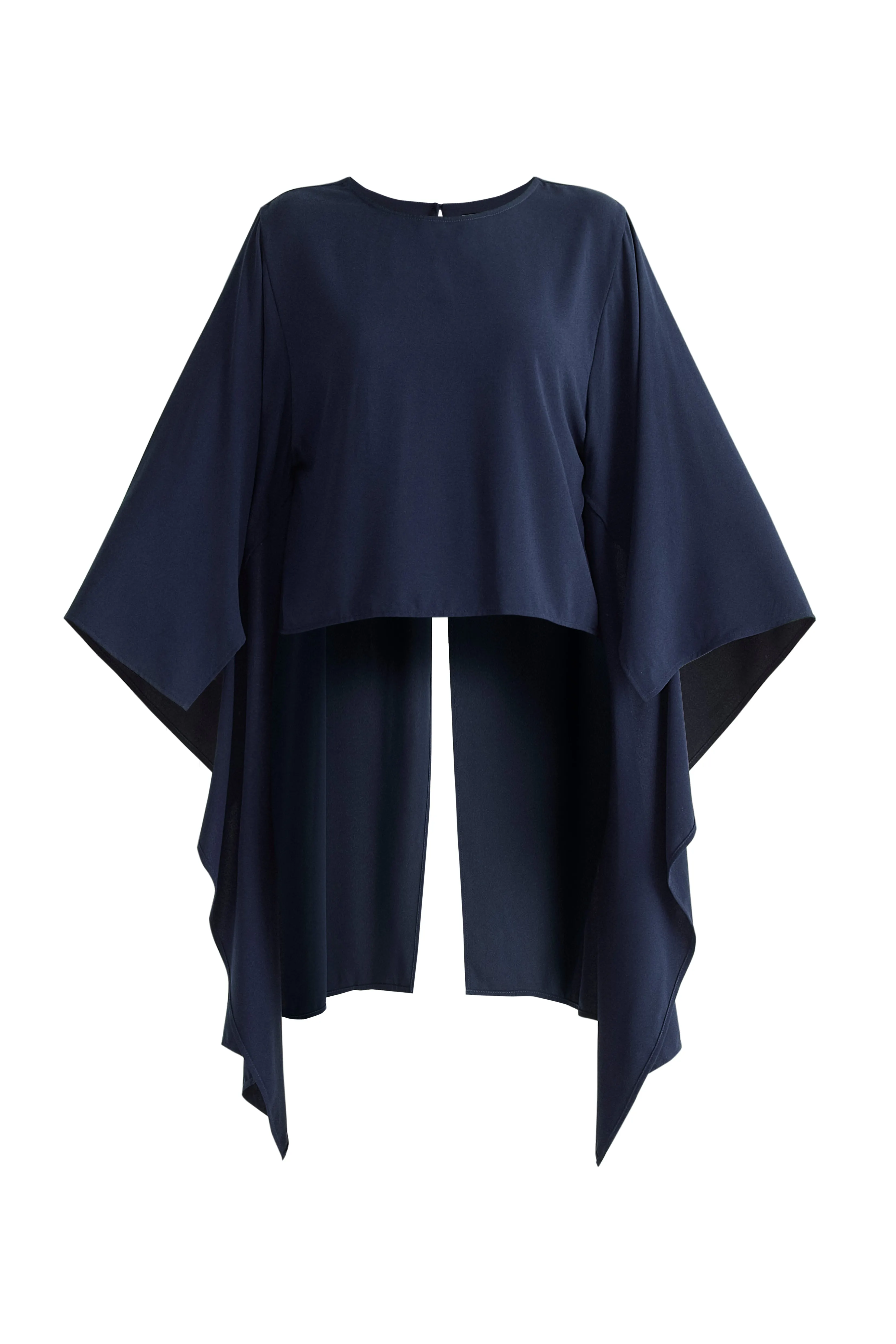 Round Neck Cape Top