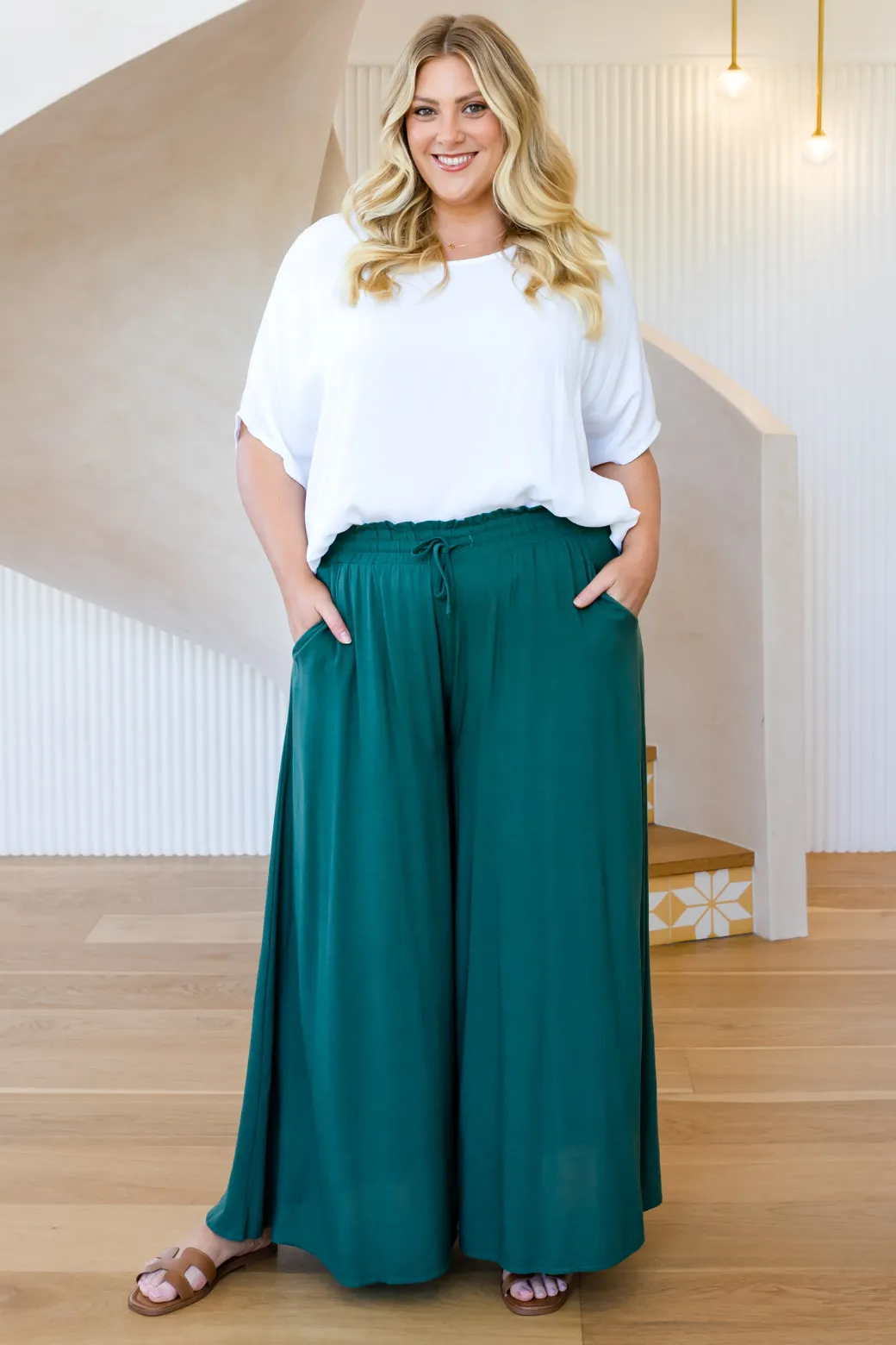 Skye Pants Dark Emerald