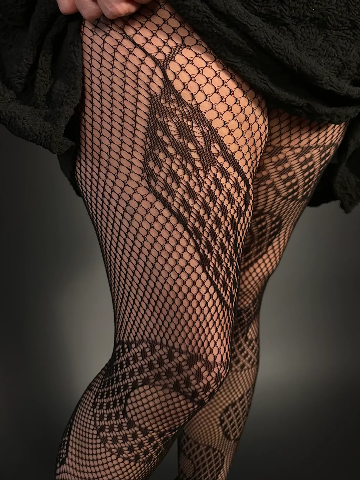 Snake High Quality Fishnet Tights by Pamela Mann Made in Italy