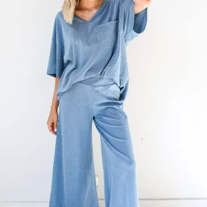 Solid Color Women's Suit Loose Casual Two-piece Suit