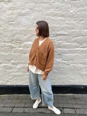 The Staple Cardigan - Hazelnut