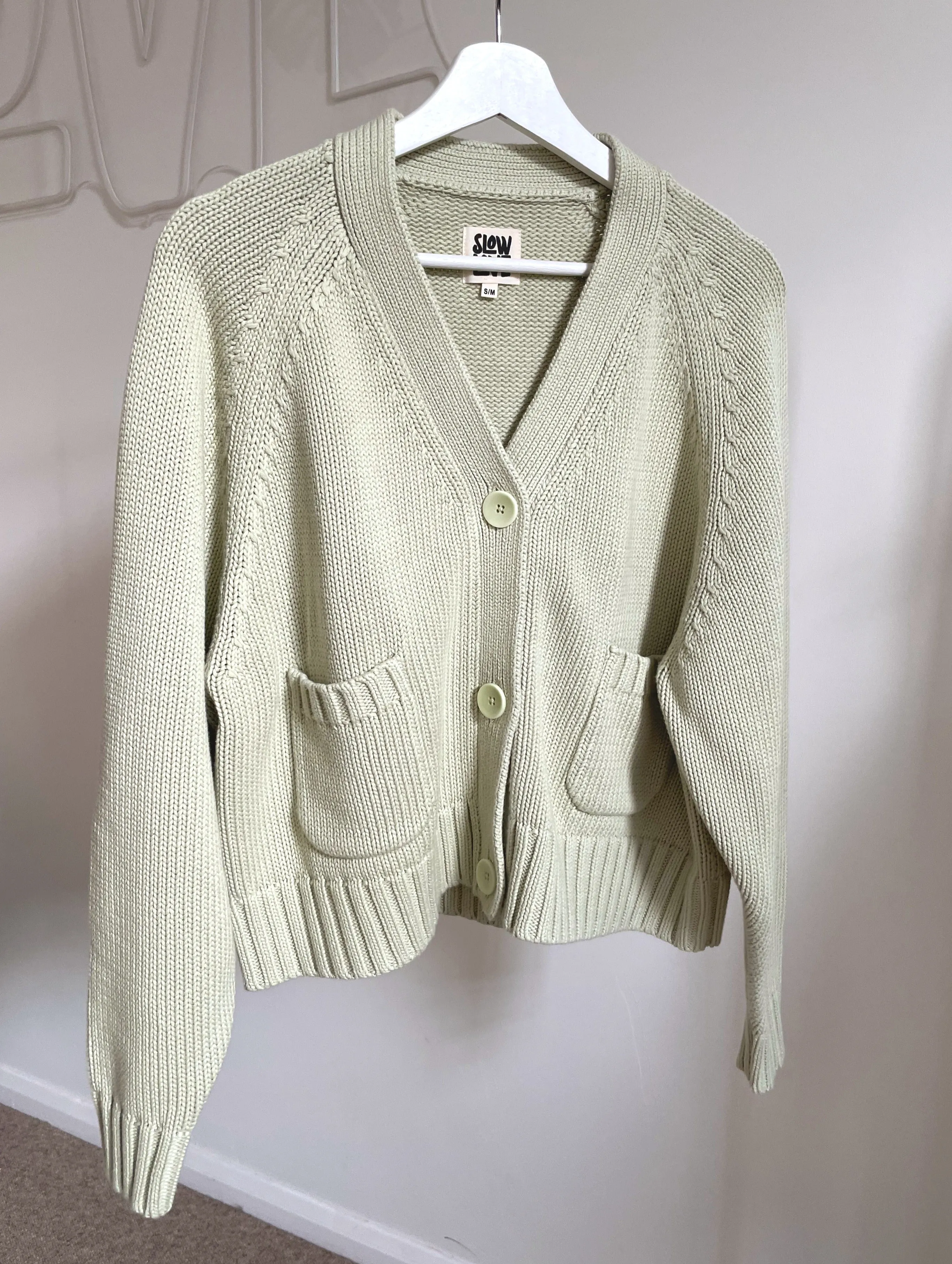 The Staple Cardigan - Pistachio