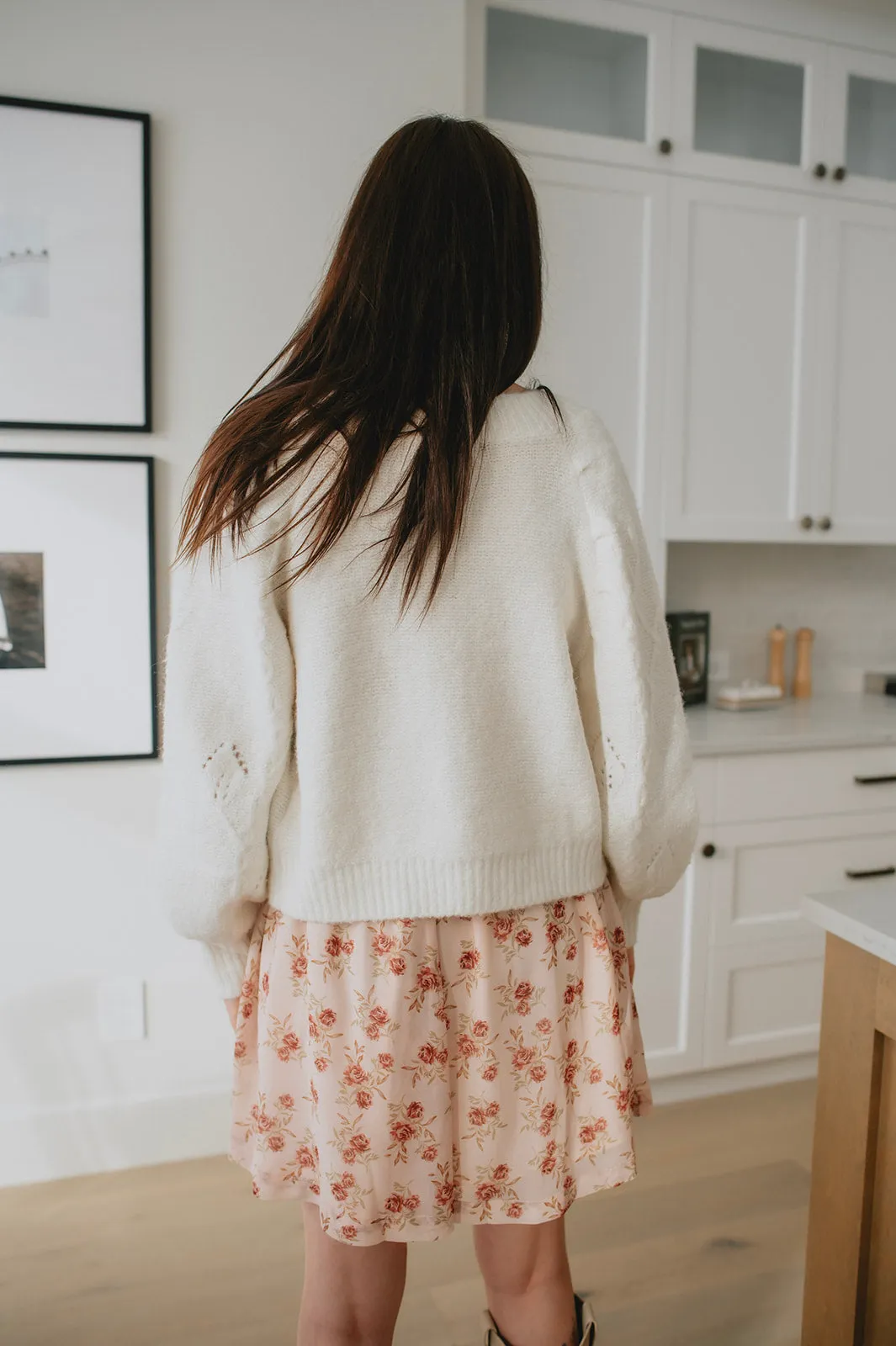 The Tulip Rib Knit Cardigan