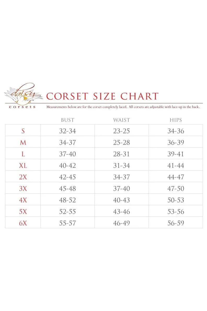 Top Drawer 5 PC Sexy Saloon Girl Corset Dress Costume