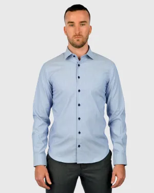 VINCENT & FRANKS S21LU010 RYB-BLUE SLIM SC SHIRT