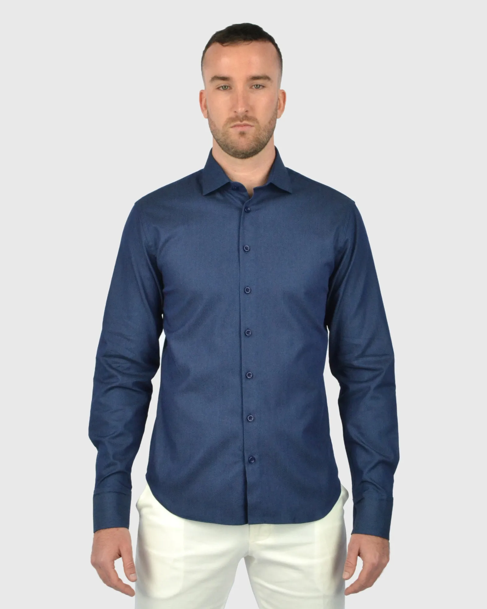 VINCENT & FRANKS W237921 INDIGO SLIM SC SHIRT