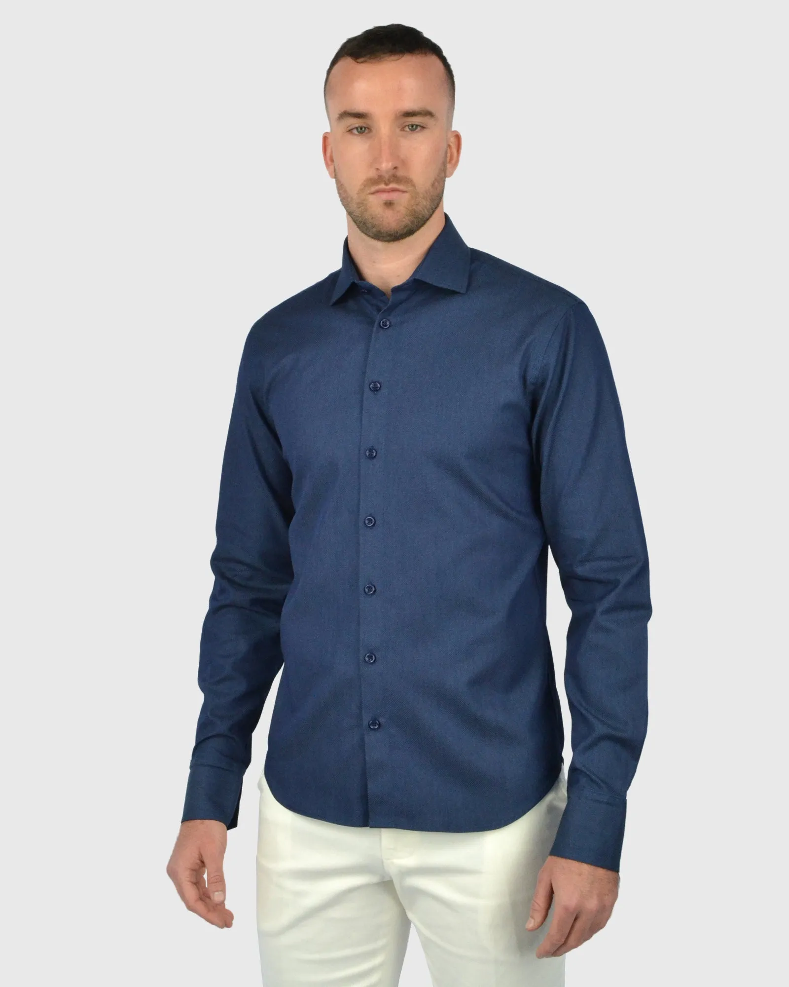 VINCENT & FRANKS W237921 INDIGO SLIM SC SHIRT