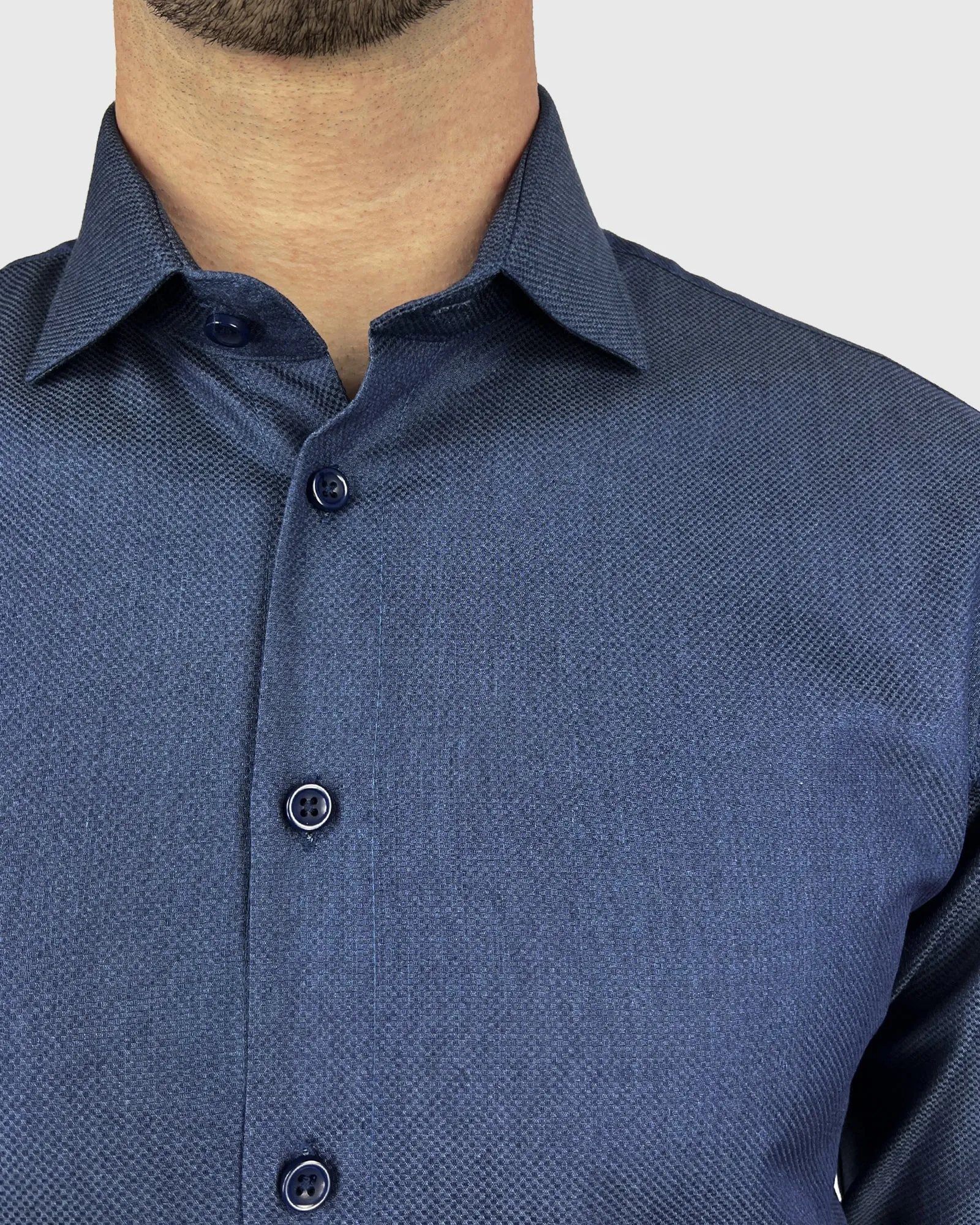 VINCENT & FRANKS W237921 INDIGO SLIM SC SHIRT