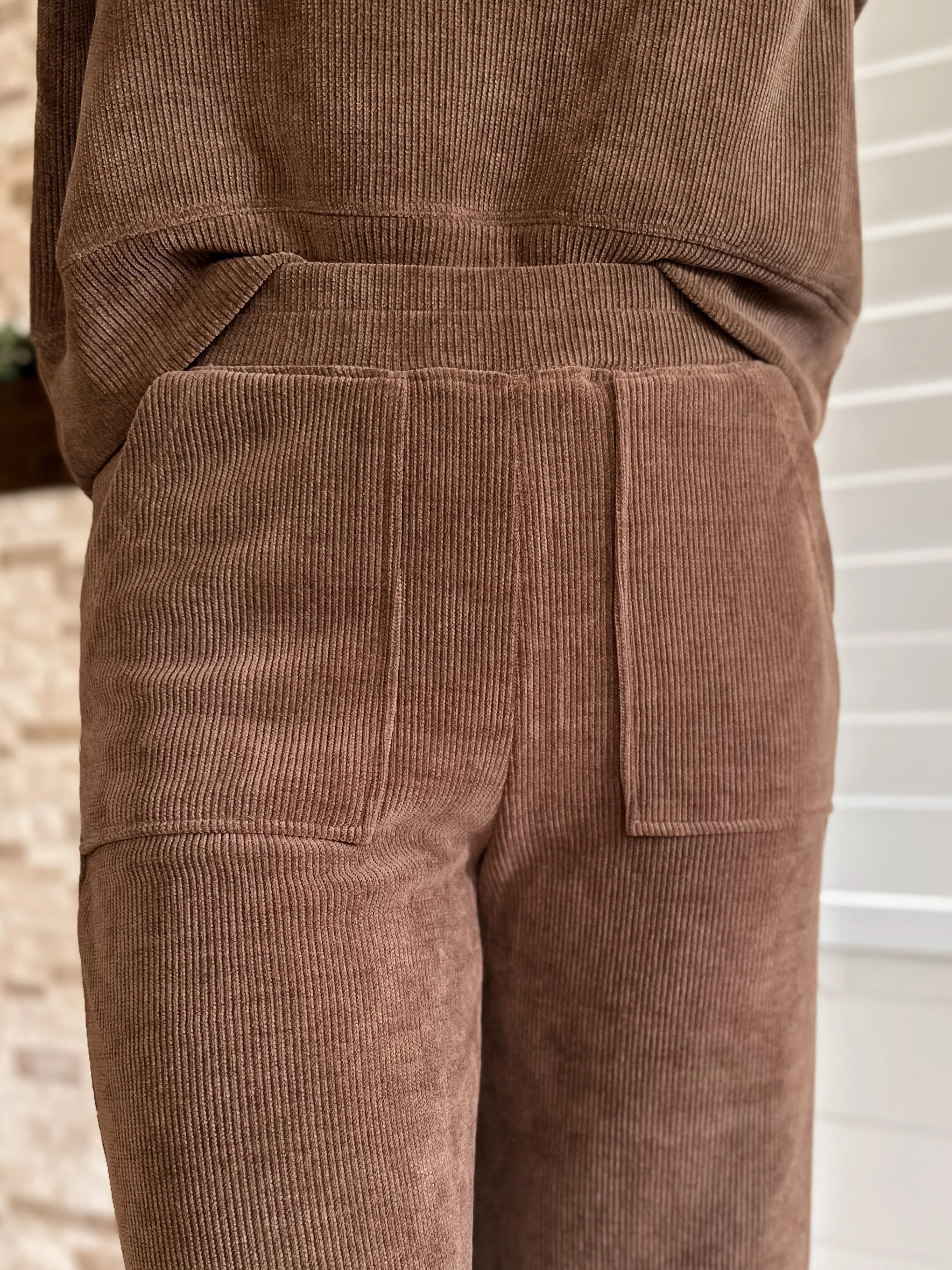 Wide Leg Corduroy Pants - Coco