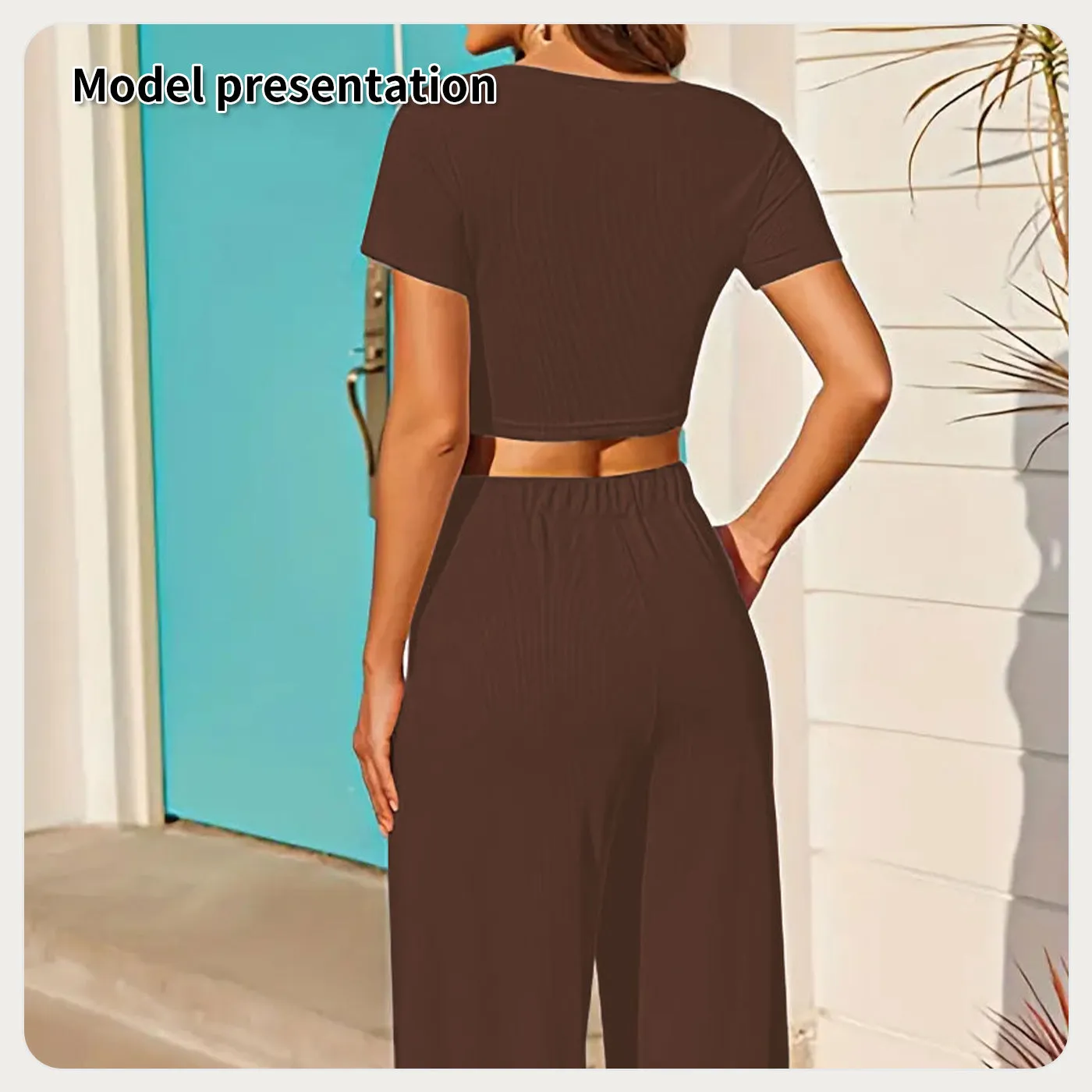 Women's Fashion Simple Solid Color Suit