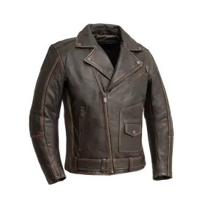 Wrath Men's Motorcycle Leather Jacket