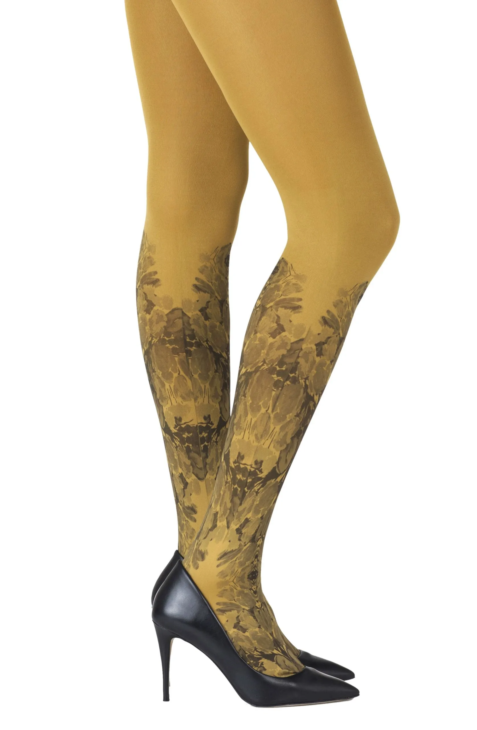 Zohara "Totally Tulip" Mustard Tights